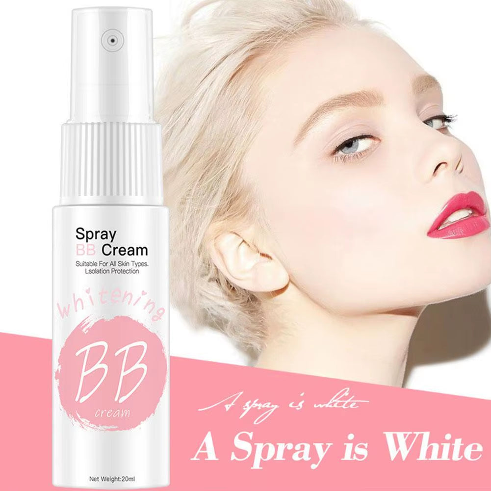 1/2/3PCS 20Ml Whitening Moisturizing Base Spray BB Cream Concealer Brighten Face Beauty Skincare Foundation High Coverage Makeup
