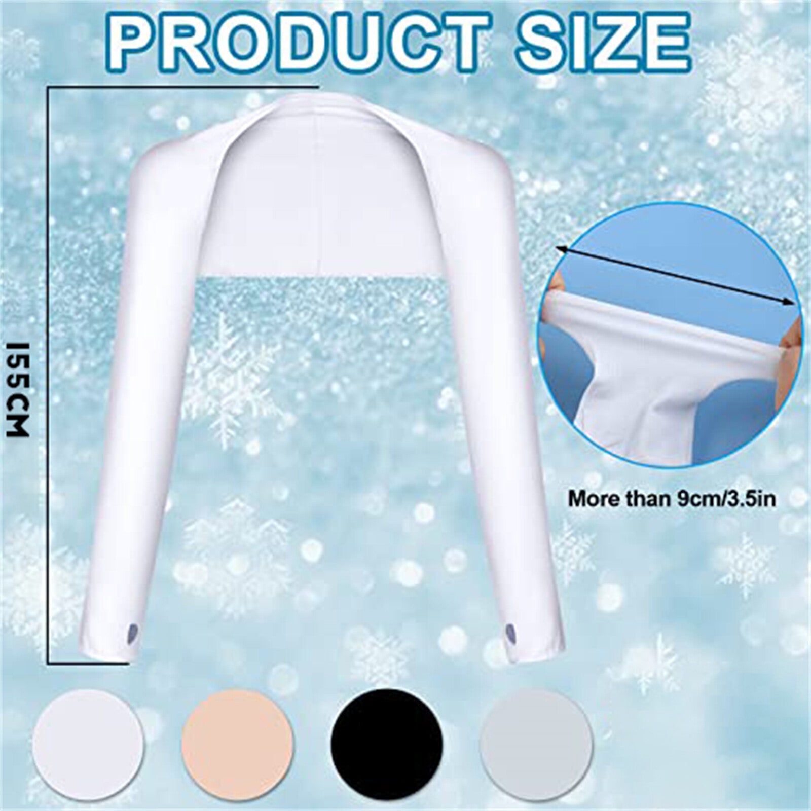 Cooling Shawl Arm Sleeves Sun Uv Protection Cooler Shrug Comfortable Breathable