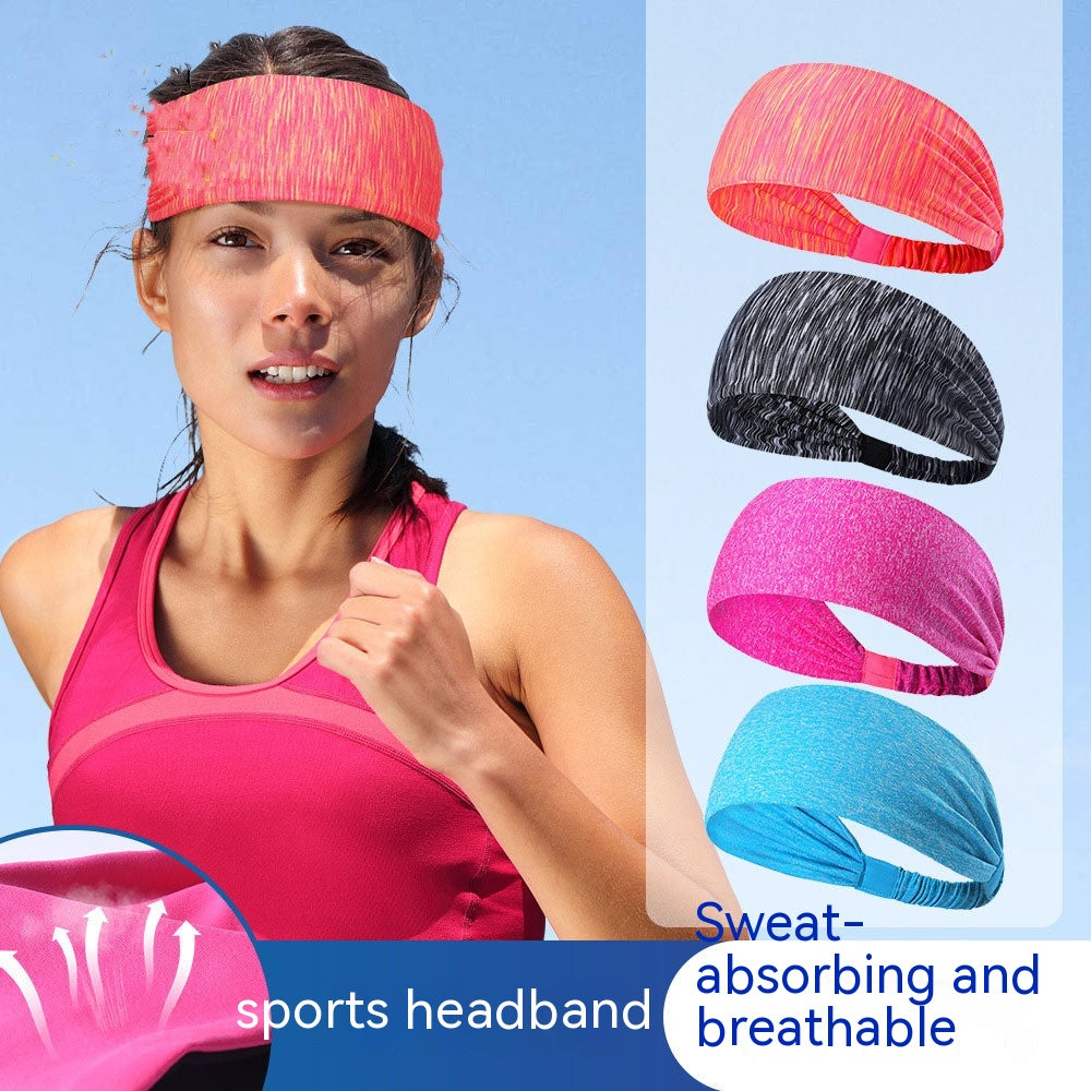 Quick-Drying Antiperspirant Yoga Hair Band for Women