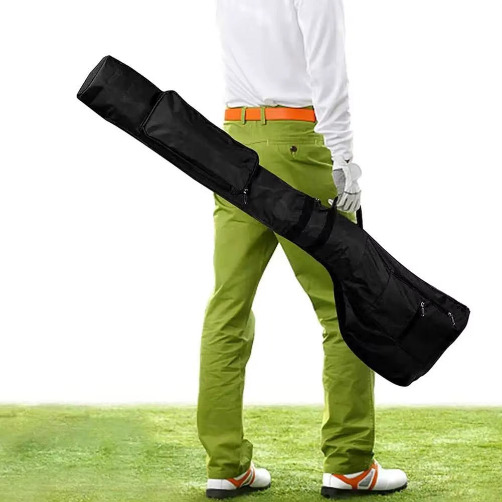 Golf Sunday Bag Golf Club Bag Mini Golf Bag Training Practice Golf Bag Travel Case Foldable Golf Bags for Men Women