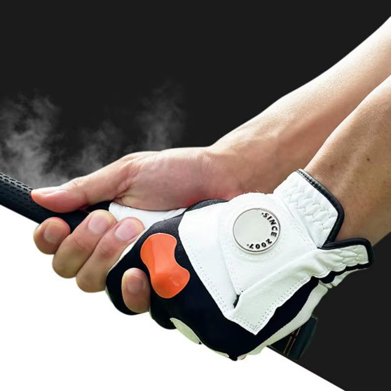 Left Hand Golf Gloves Grip Trainer Reduce Golf Hook Ball Corrector Gloves Golf Chipping Correction Gloves for Golf Training