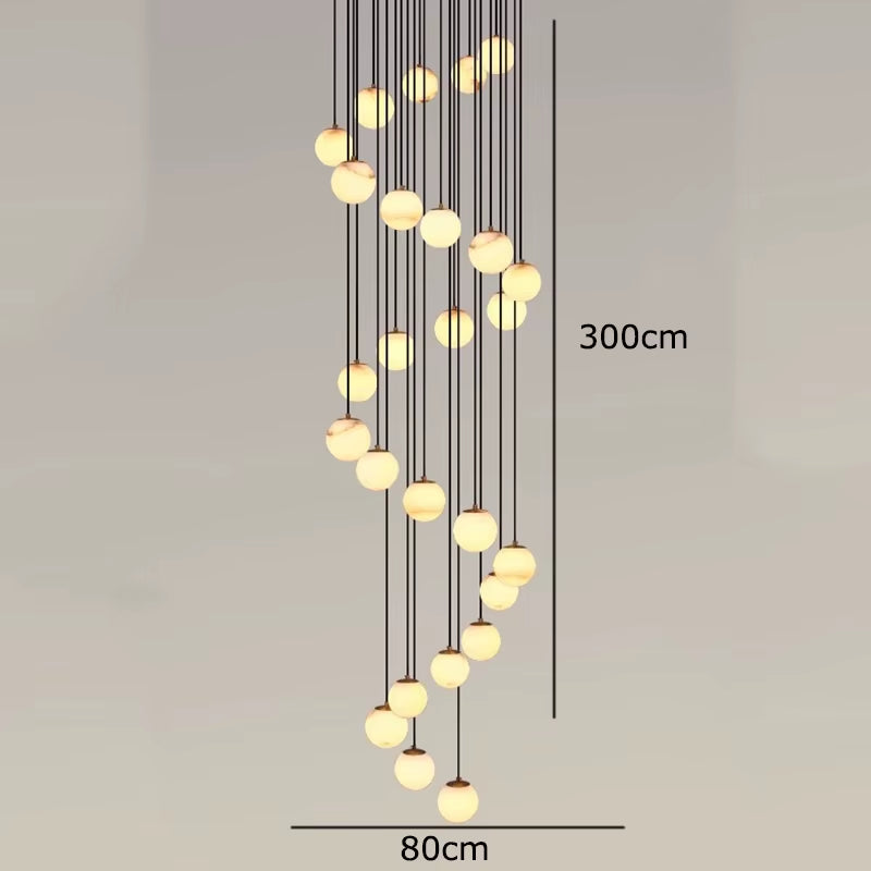 Modern Home Decor Led Lights Pendant Light Lamps Forstaircase Chandeliers for Living Room Hanging Light Indoor Lighting