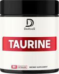 1500Mg Premium Taurine Supplement - 180 Capsules - 2-Month Supply
