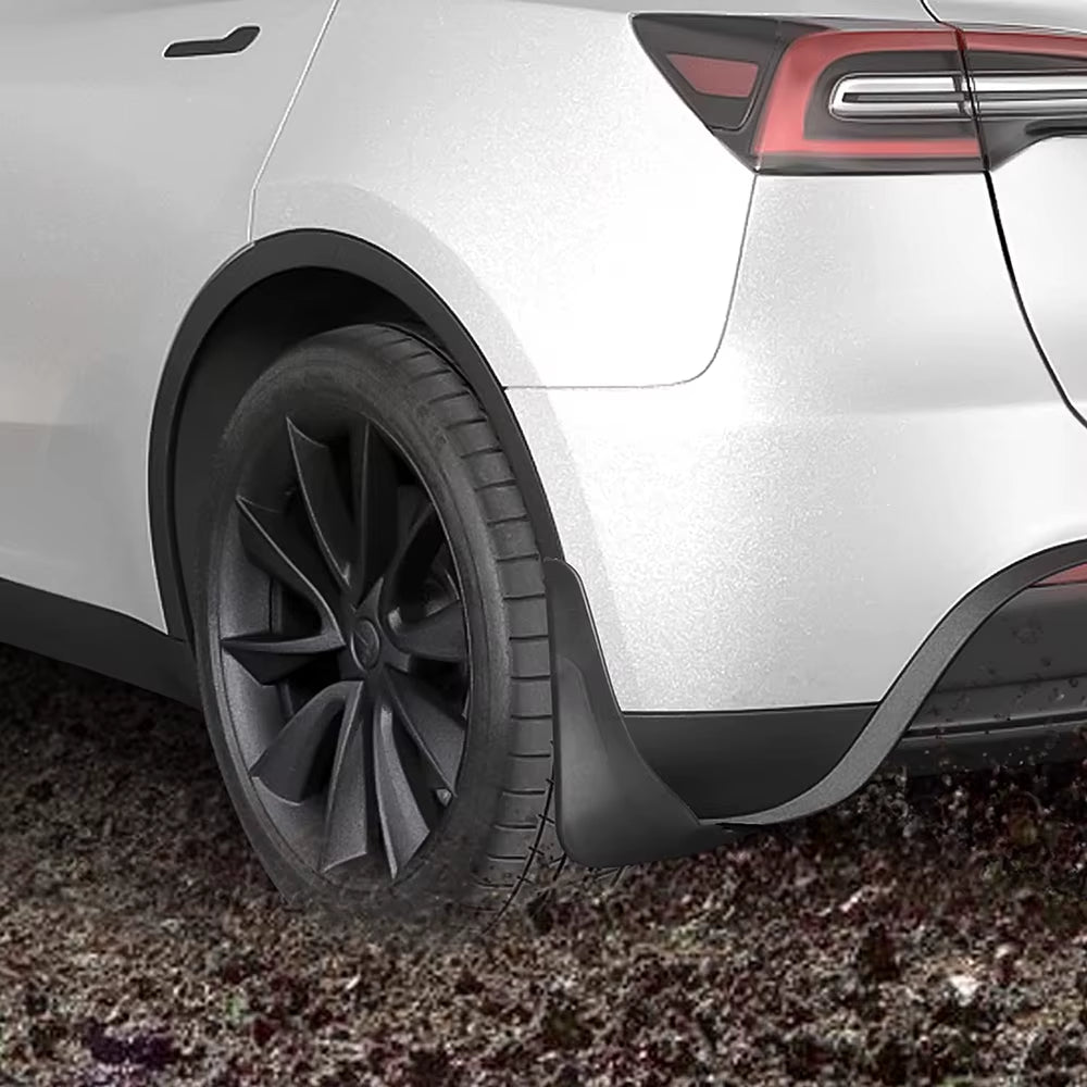 Mud Flaps for Tesla 2020 - 2024 2025 Model Y Juniper Splash Guards Fender No Drilling No Tape All Weather Mudflaps Accessories