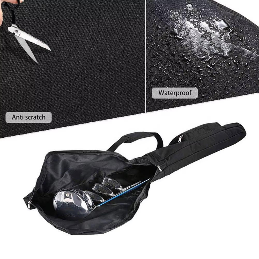 Golf Sunday Bag Golf Club Bag Mini Golf Bag Training Practice Golf Bag Travel Case Foldable Golf Bags for Men Women