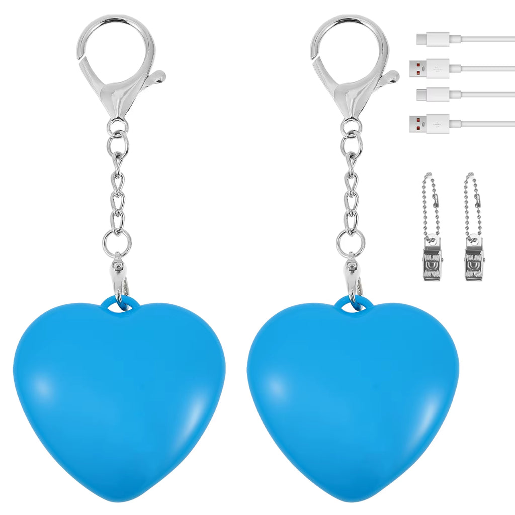 2Pc Purse Glow Heart Light LED Automatic Sensor Purse Light Touch Activated Handbag Light Handbag Night Light Handbag Purse Lamp