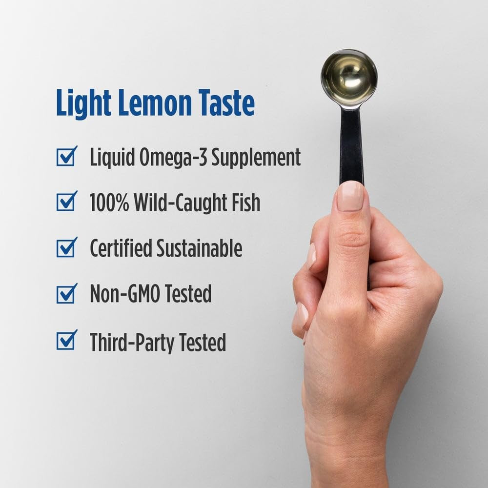 Omega-3 Lemon 8 Fl Oz 237 Ml
