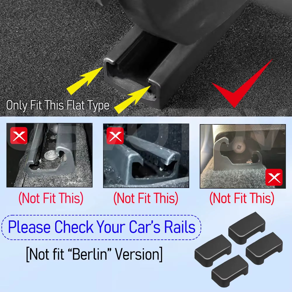 For Tesla Model 3 Y Juniper 2025 2026 Rear Seat Slide Rail Rubber Plug Protection Cover Kick Pad Interior Accessories for Tesla