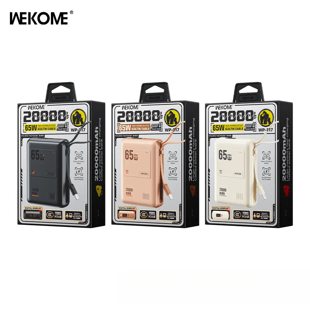 20000Mah Mini Portable Charger Power Bank for Phone.65W Super Fast Charger with 2-In/Output and Digital Display, Lightweight and Compact.Holiday Gifts