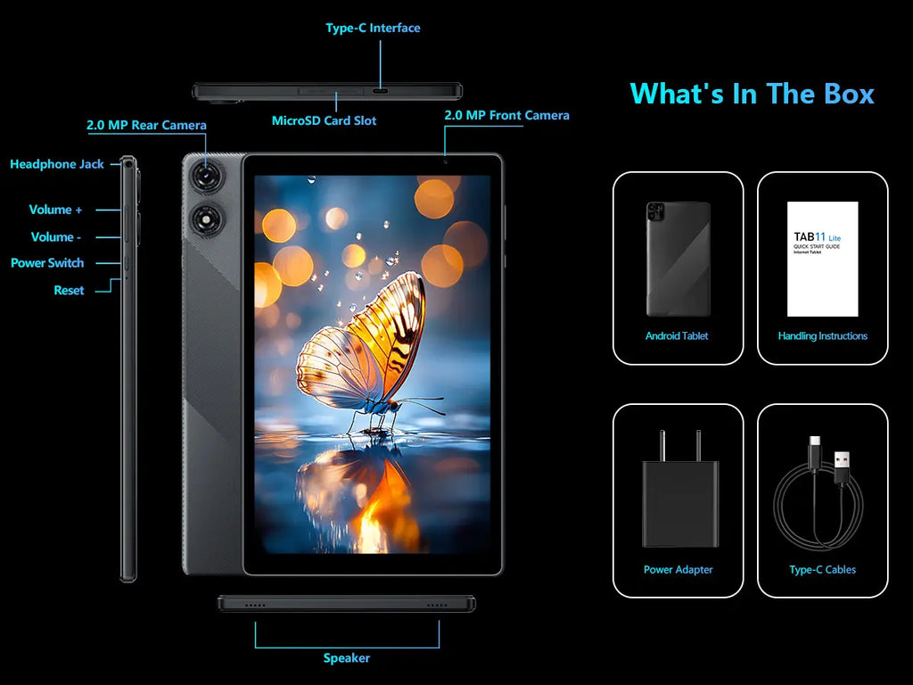 [Spring Glow Up]Pritom 10” New Tablet with Android 15: 5G Wifi, 12GB(3+9) RAM, 32GB+1TB Rom,6000Mah Battery – Perfect for Work and Play, Upgrade Your Tech, Long-Lasting Power, Versatile Device
