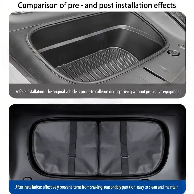 Frunk Cooler Insulated Storage for Tesla New Model Y Juniper 2025 2026 Model 3+ Highland Front Trunk Organizer Bag with Straps