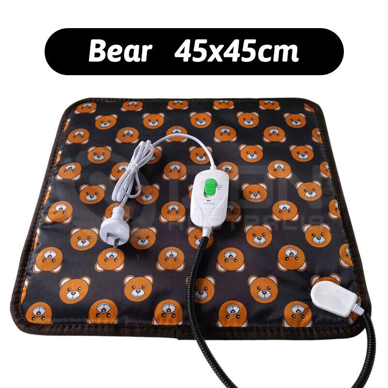 Large Pet Electric Heat Mat AU Plug Warmer Pad Blanket Waterproof Dog Cushion