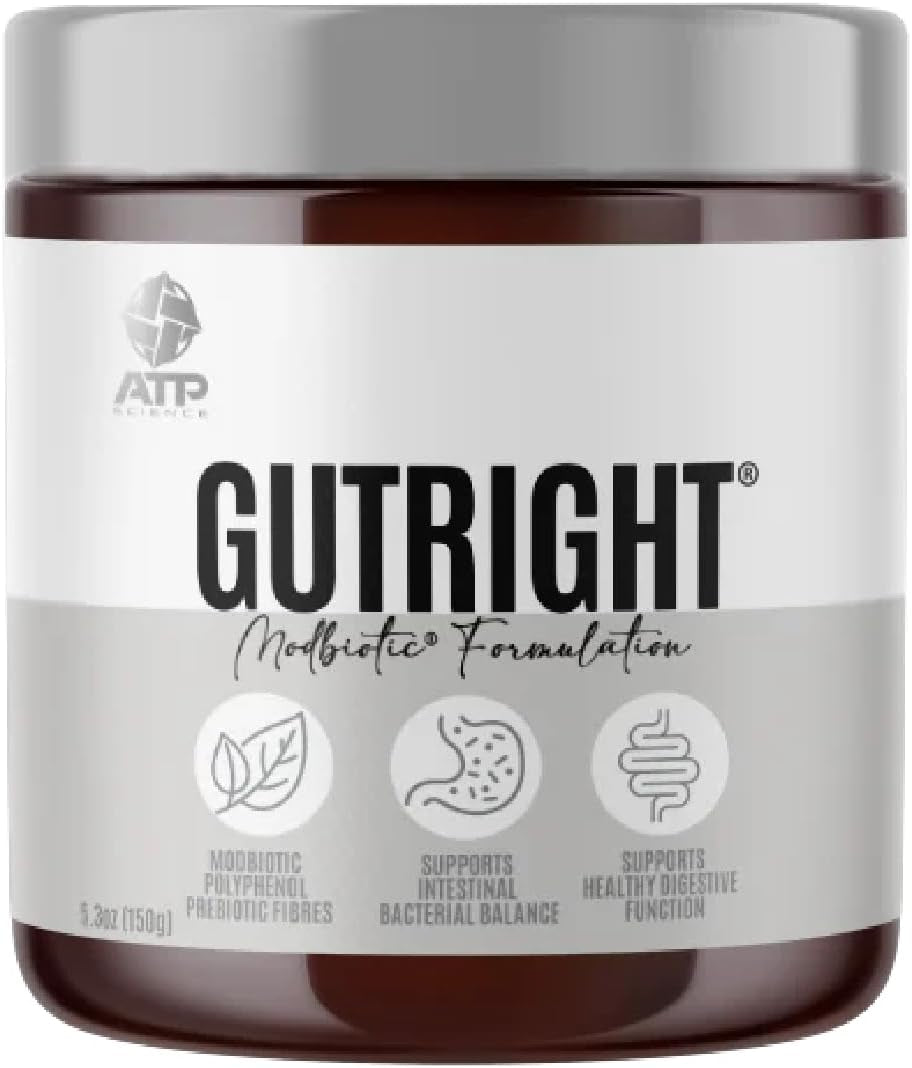 Gutright Plant-Based Modbiotic Blend, with Naturally Occurring Polyphenols and Fibre, No Added Flavours, Non-Gmo, 150G