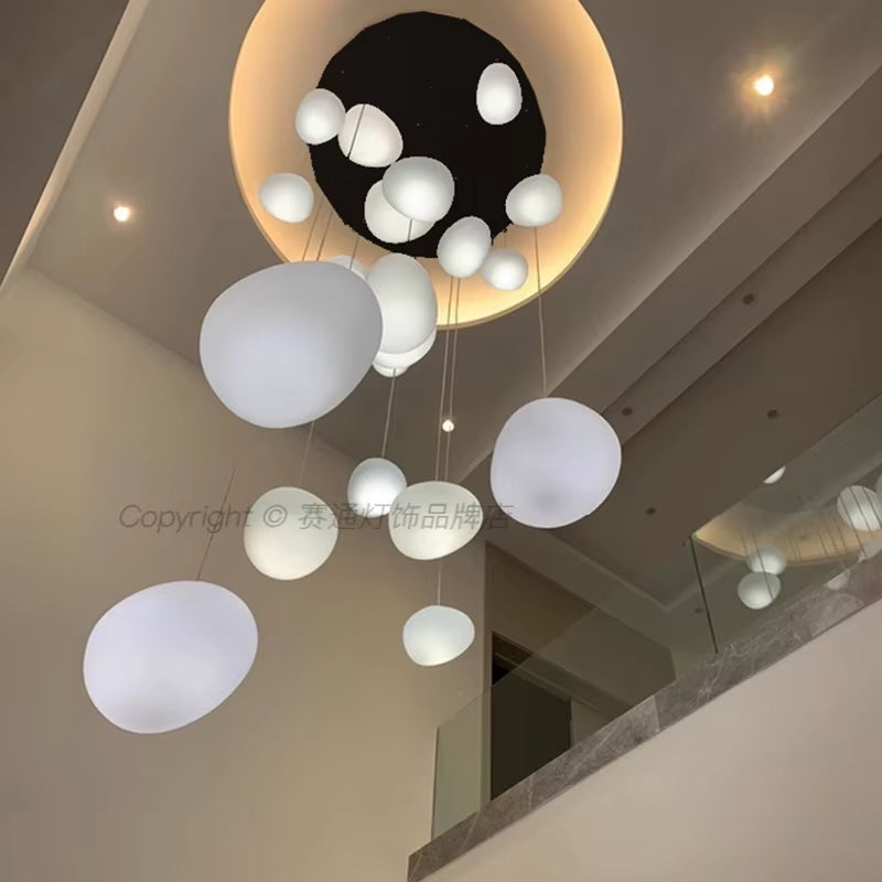 Modern Home Decor Led Lights Pendant Light Lamps Forstaircase Chandeliers for Living Room Hanging Light Indoor Lighting