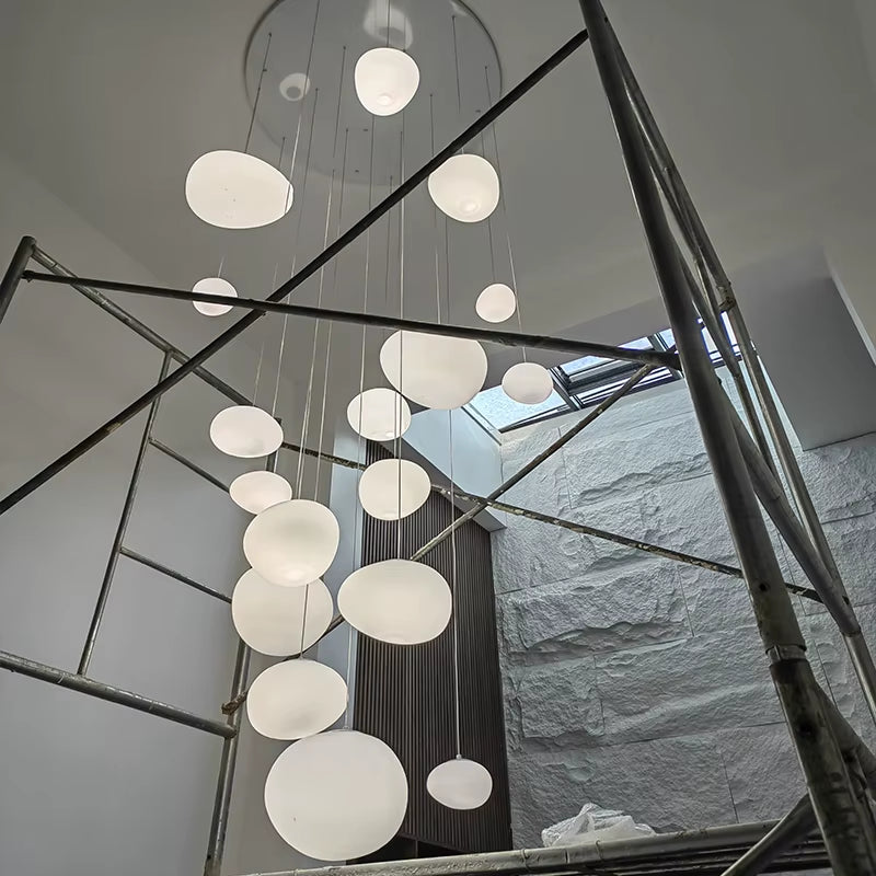 Modern Home Decor Led Lights Pendant Light Lamps Forstaircase Chandeliers for Living Room Hanging Light Indoor Lighting