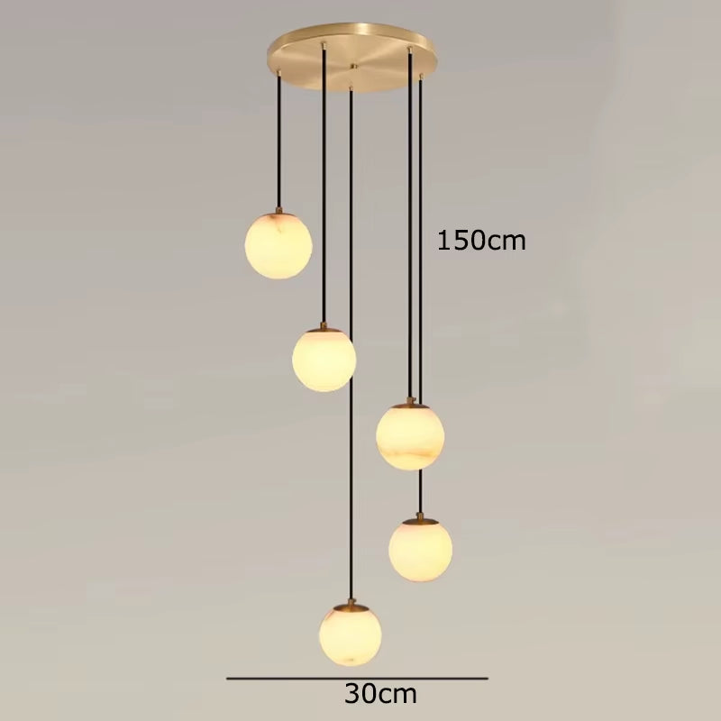 Modern Home Decor Led Lights Pendant Light Lamps Forstaircase Chandeliers for Living Room Hanging Light Indoor Lighting