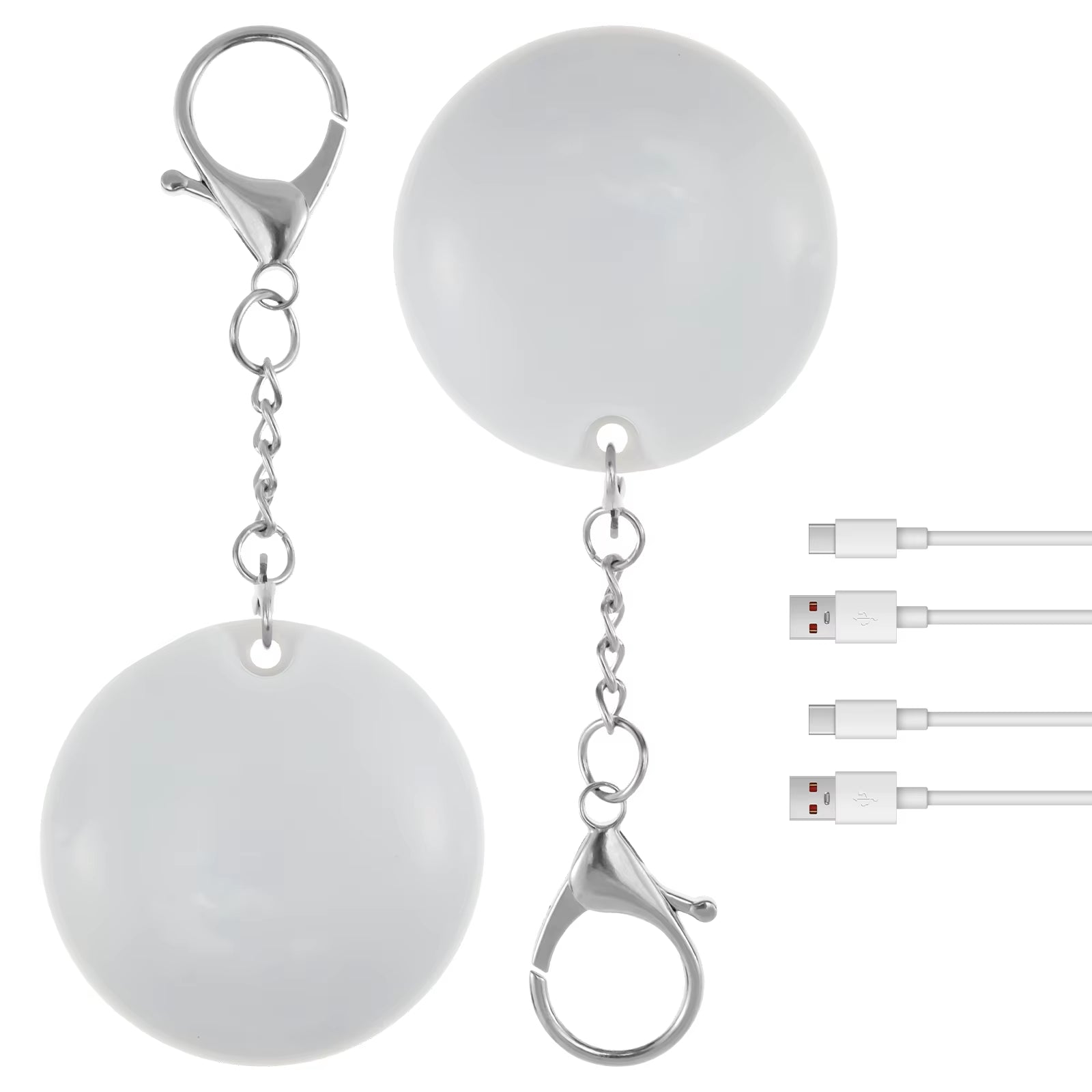 2Pc Purse Glow Heart Light LED Automatic Sensor Purse Light Touch Activated Handbag Light Handbag Night Light Handbag Purse Lamp