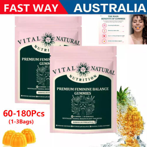 1-3X Premium Feminine Balance Gummies - for Women’S Health & Wellness 60 Gummies