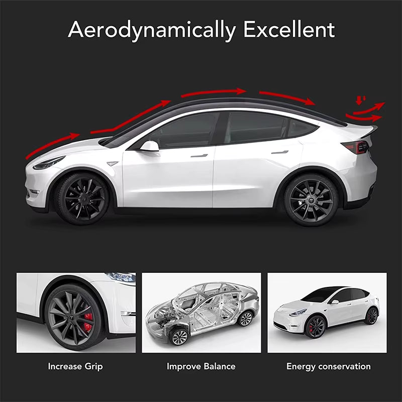 Spoiler for Tesla Model Y Juniper Accessories Spoilers Wings for Tesla Model 3 Highland Accessories 3/Y 2017-2026 ABS Material