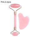 2Pcs Ice Face Roller Gua Sha Scraper Set Portable Face Neck Skincare Tool Facial Massage Roller Lifting Contouring Beauty Tools