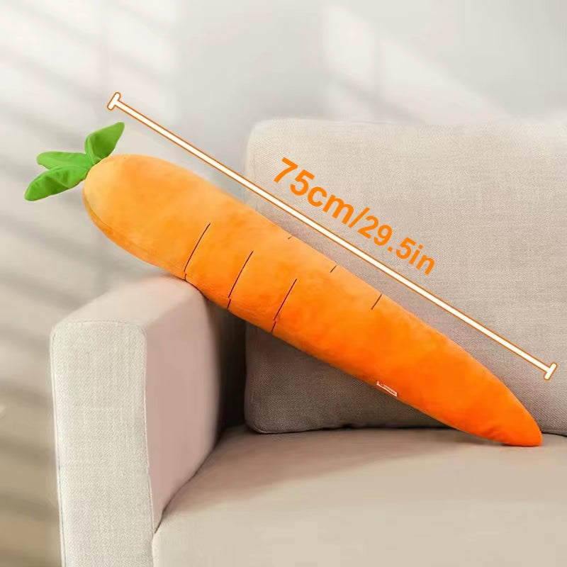 Dog Toy Pet Carrot Plush Toy Vegetable Chew Toy for Small Medium Large Dogs Universal Pet Sound Playing Toy Pet Accessories