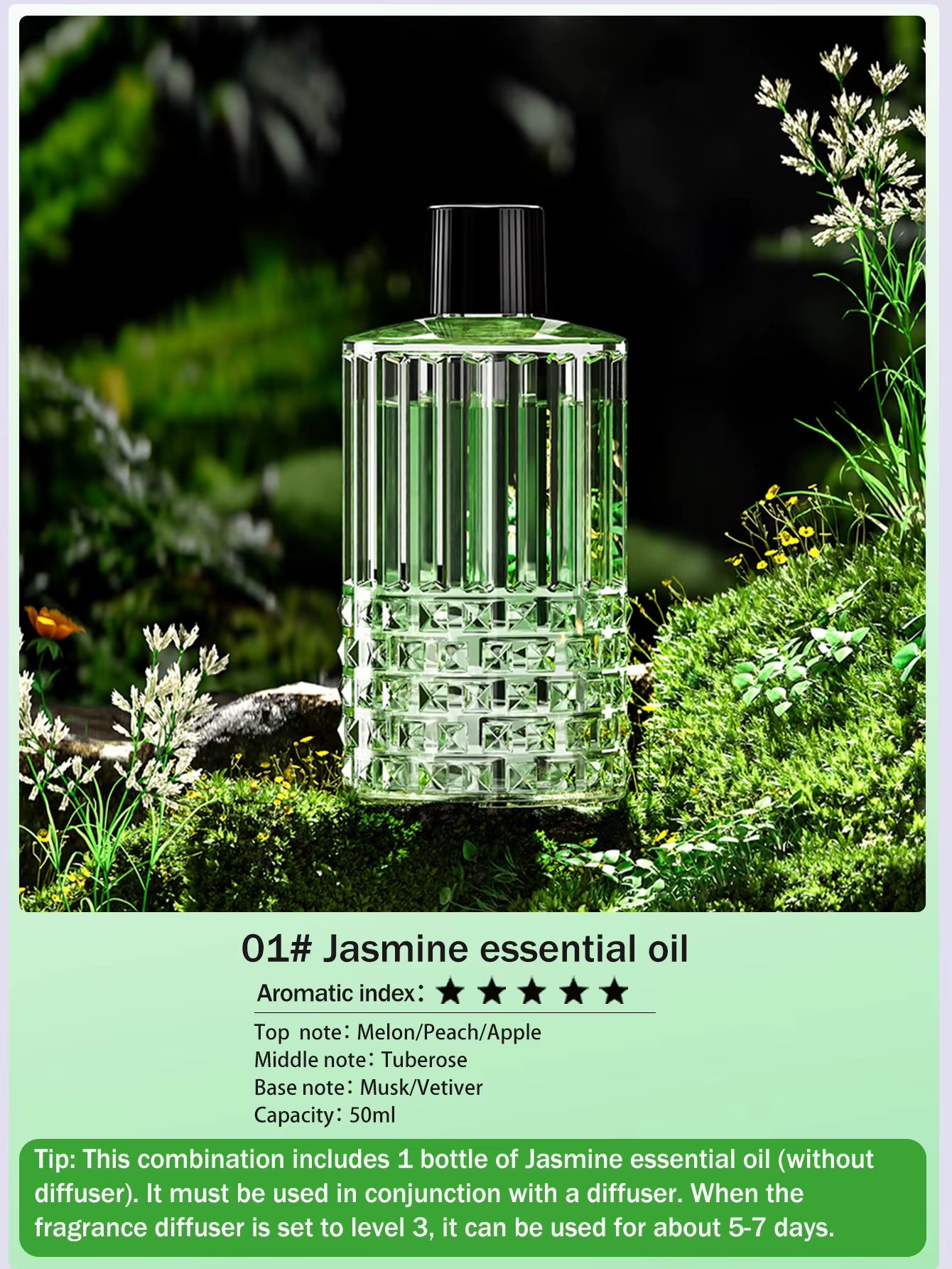 Multi-Functional Rechargeable Portable Aroma Diffuser Essential Oil Diffuser Timer Air Freshener Car Home Living Room Bathroom