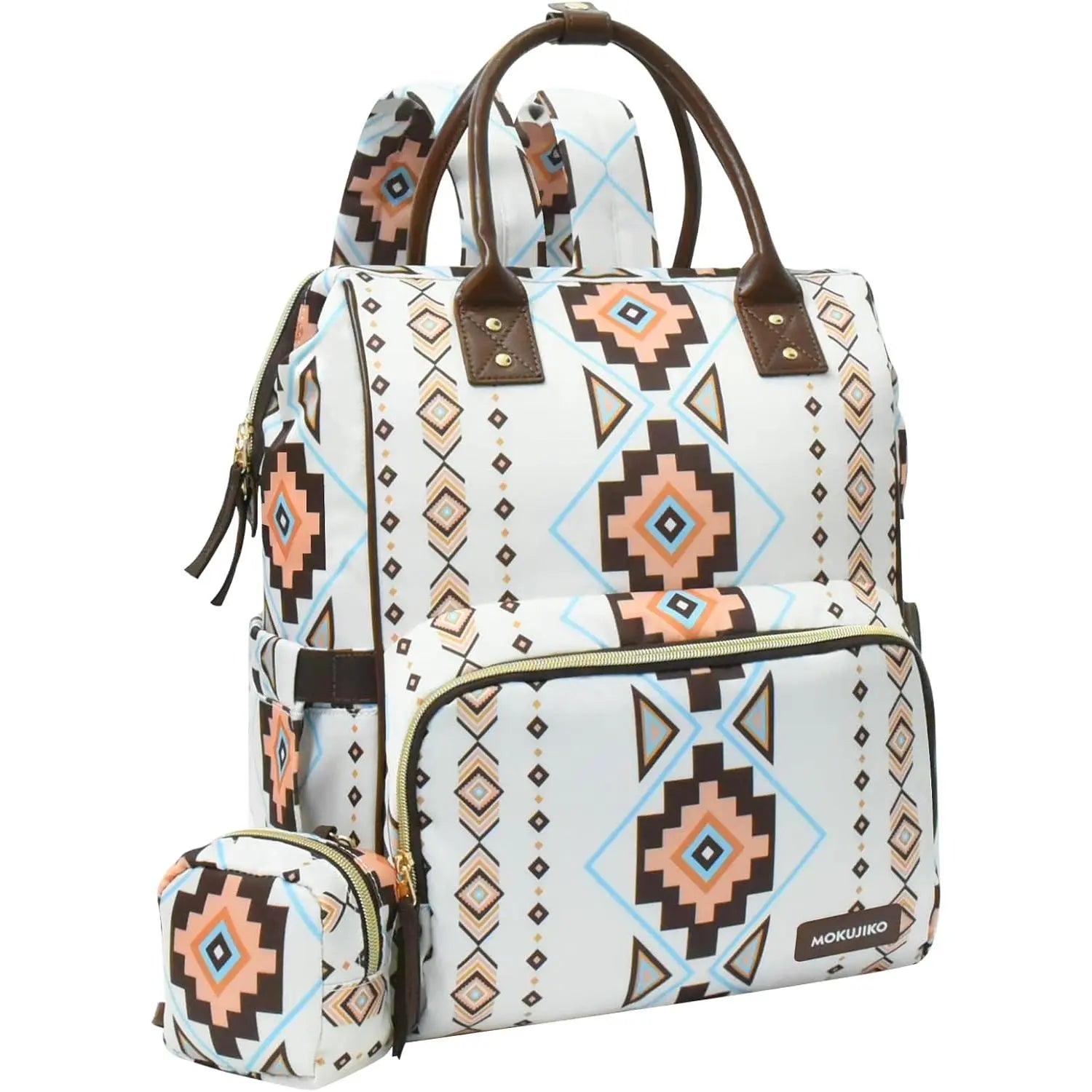 Ladies' Diaper Bag Backpack - a Wranger-Style Baby Bag for Mothers, with a Spacious Design That Pairs Well with Stroller Belts and Pacifiers. This Multi-Functional Travel Diaper Bag Is Suitable for Both Men and Women