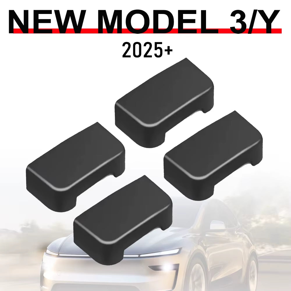 For Tesla Model 3 Y Juniper 2025 2026 Rear Seat Slide Rail Rubber Plug Protection Cover Kick Pad Interior Accessories for Tesla