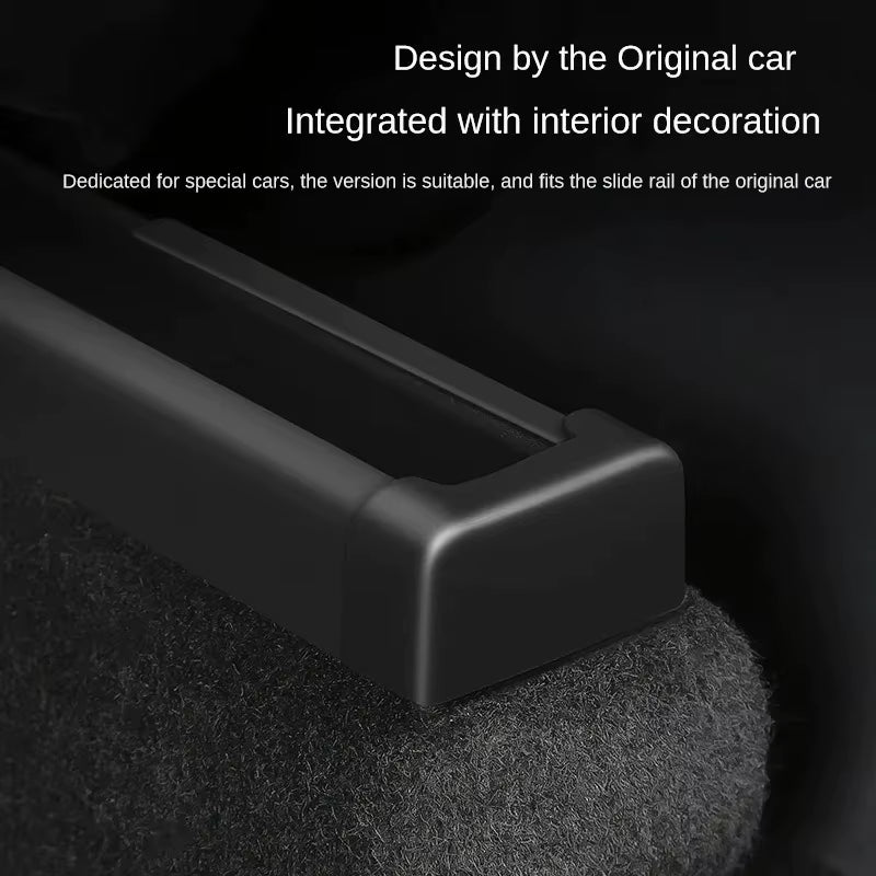 For Tesla Model 3 Y Juniper 2025 2026 Rear Seat Slide Rail Rubber Plug Protection Cover Kick Pad Interior Accessories for Tesla
