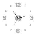 Creative Frameless DIY Wall Clock Wall Decal Home Silent Clock Living Room Office Wall Decoration