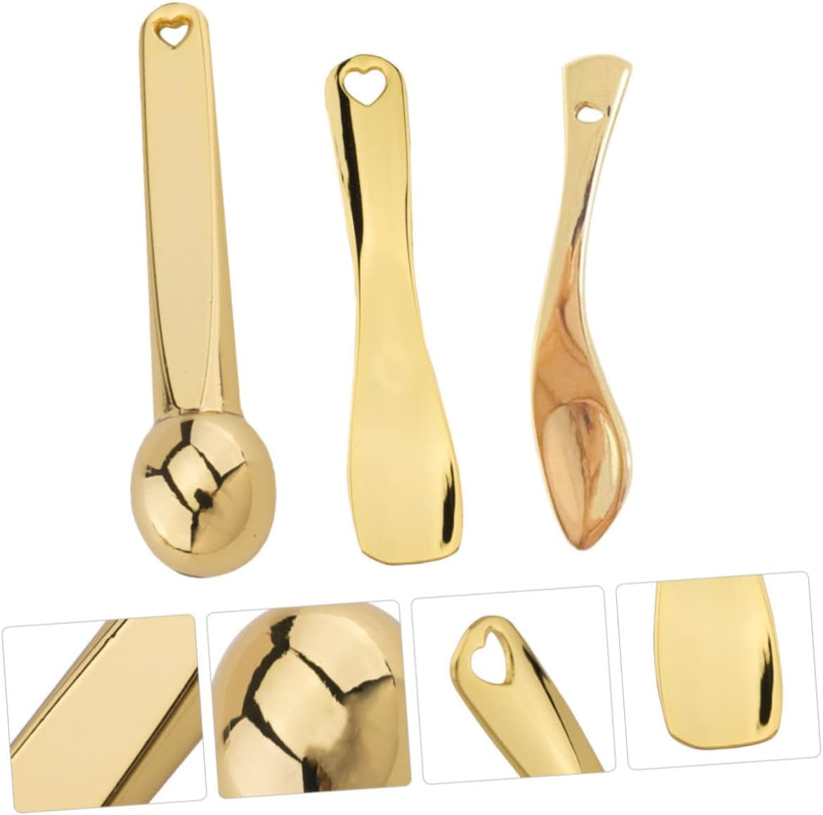 3Pcs Eye Stick Zinc Alloy Eye Massager Stick Skin Care Massage Tool for Face