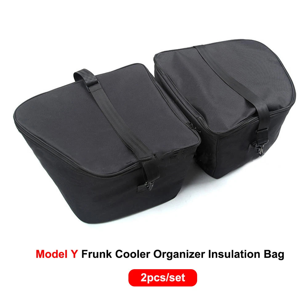 Frunk Cooler Insulated Storage for Tesla New Model Y Juniper 2025 2026 Model 3+ Highland Front Trunk Organizer Bag with Straps