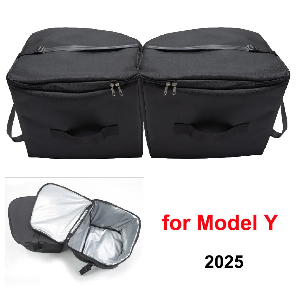 Frunk Cooler Insulated Storage for Tesla New Model Y Juniper 2025 2026 Model 3+ Highland Front Trunk Organizer Bag with Straps