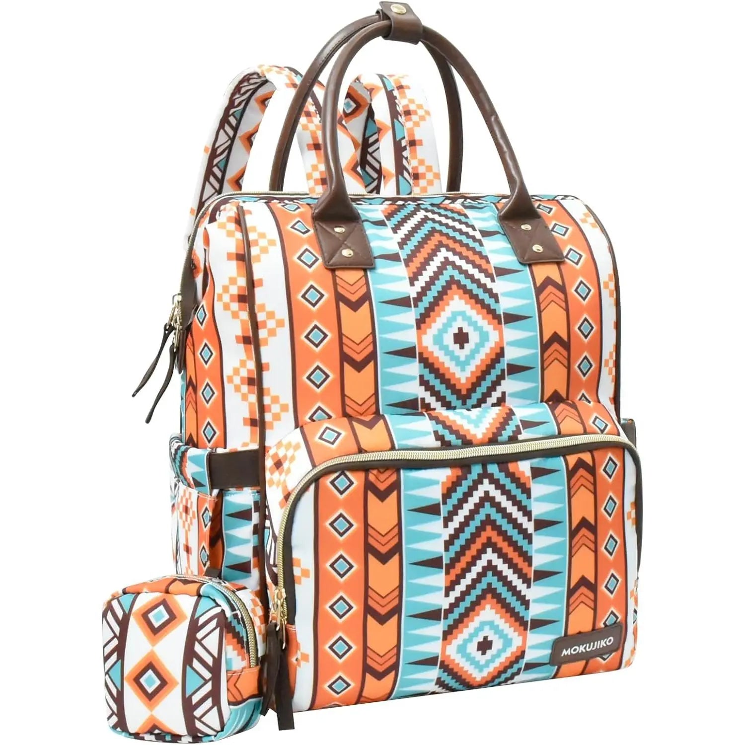 Ladies' Diaper Bag Backpack - a Wranger-Style Baby Bag for Mothers, with a Spacious Design That Pairs Well with Stroller Belts and Pacifiers. This Multi-Functional Travel Diaper Bag Is Suitable for Both Men and Women