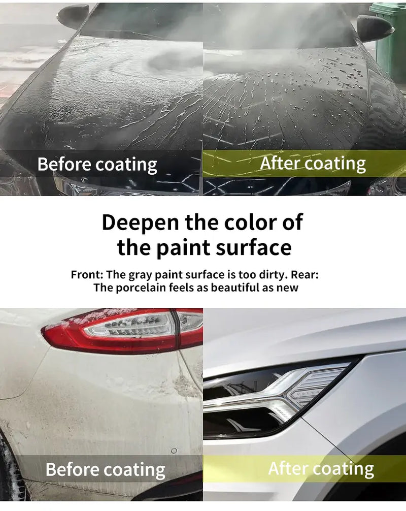 ZYKR Nano-Quick Ceramic Coating Pro MAX for Automobiles, Featuring Advanced Ceramic Technology for Dust-Proof Glass Effect and Lasting Luster. 180 Ml.