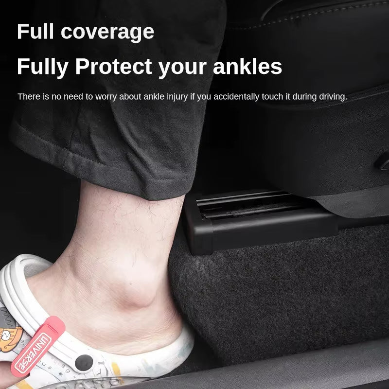 For Tesla Model 3 Y Juniper 2025 2026 Rear Seat Slide Rail Rubber Plug Protection Cover Kick Pad Interior Accessories for Tesla