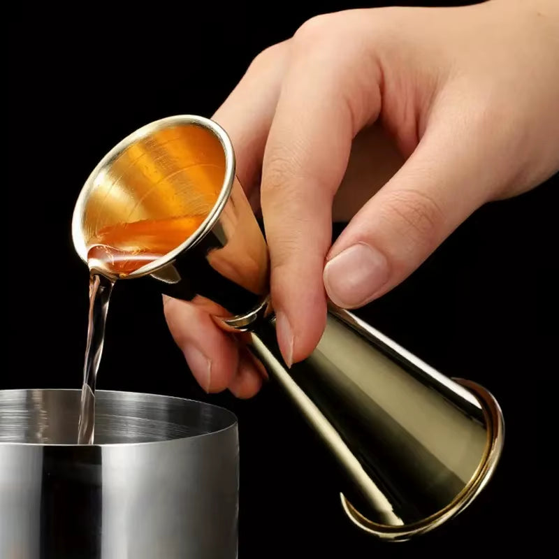 New Cocktail Wine Shaker Measure Cup 30/60Ml Stainless Steel Double Shot Drink Spirit Measure Jigger Kitchen Supplies Tools Bar