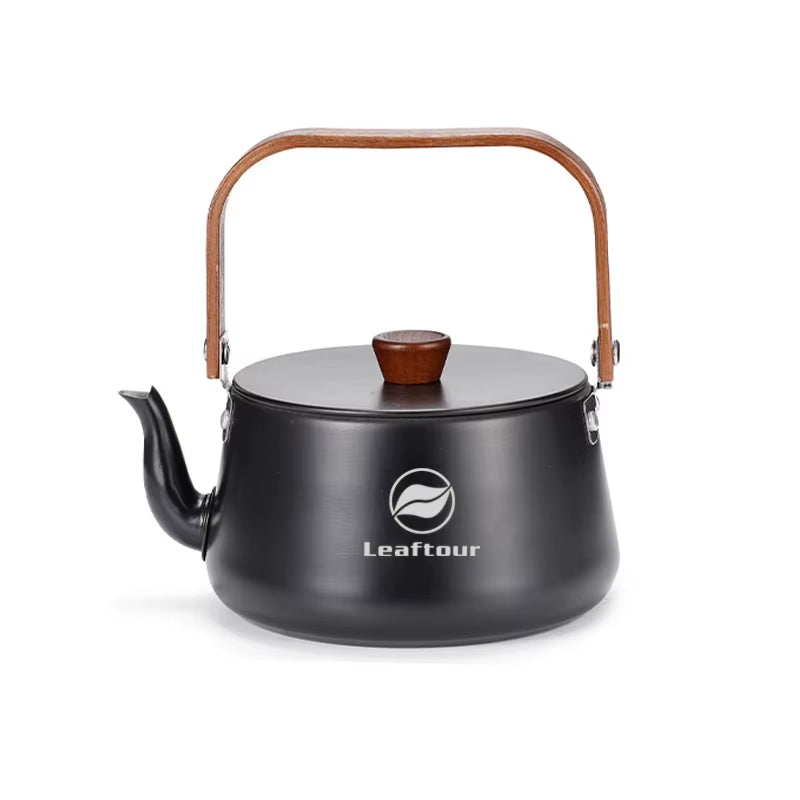 1.1L Lightweight Aluminum Alloy Portable Camping Kettle for Boiling Water