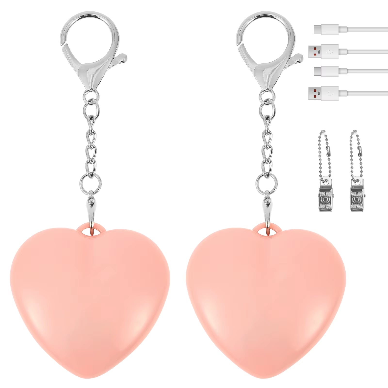 2Pc Purse Glow Heart Light LED Automatic Sensor Purse Light Touch Activated Handbag Light Handbag Night Light Handbag Purse Lamp