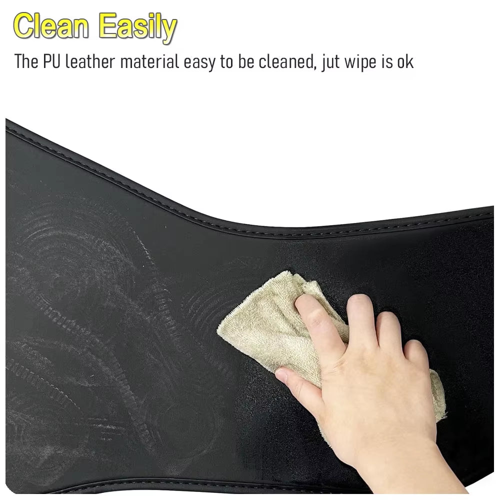 Anti-Dirty Rear Trunk Mat Leather Pad for Tesla Model Y Juniper 2025 2026 Accessories Trunk Tailgate Door Sill Protective Guard