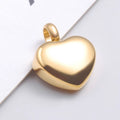 Small Heart Cremation Urn Necklace for Ashes Stainless Steel Memorial Ash Pendant Keepsake Jewelry