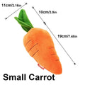 Dog Toy Pet Carrot Plush Toy Vegetable Chew Toy for Small Medium Large Dogs Universal Pet Sound Playing Toy Pet Accessories