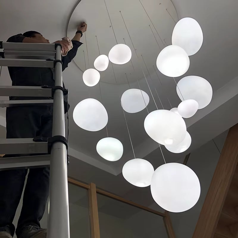 Modern Home Decor Led Lights Pendant Light Lamps Forstaircase Chandeliers for Living Room Hanging Light Indoor Lighting