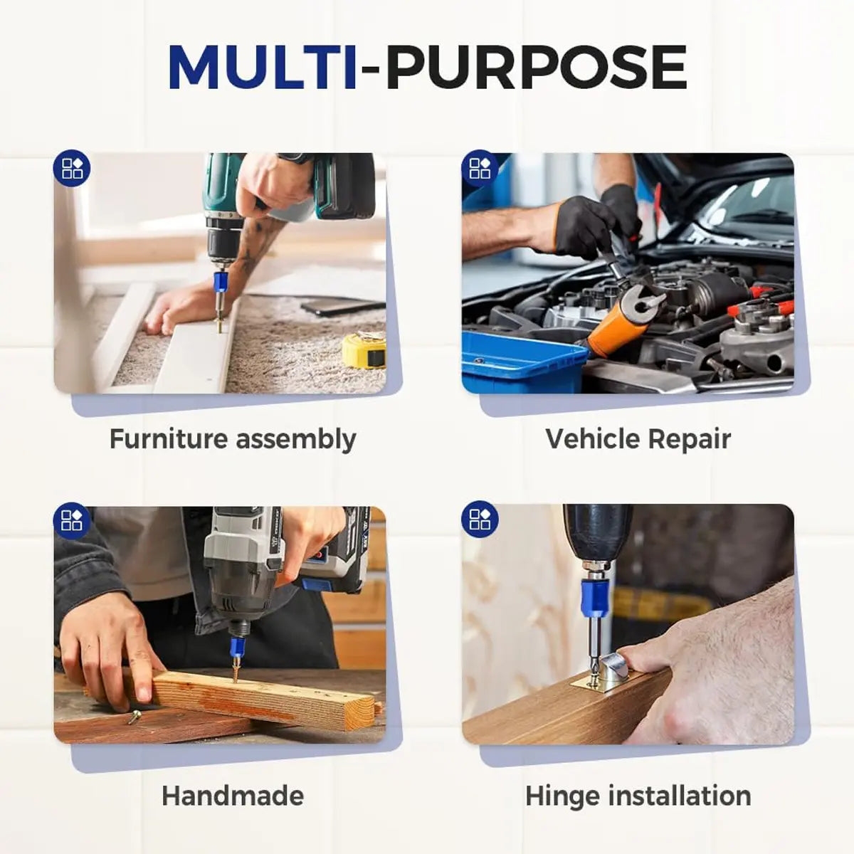 Strong Magnetic Screw Ring, 1/4 Inch/ 6.35 Mm Universal Magnetic Screw Ring Bit for Hex Screwdriver and Power Bits Screwring Powerbits