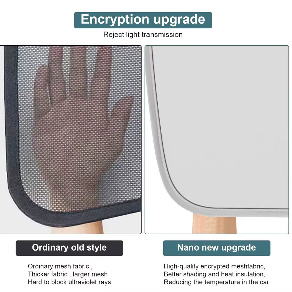 Sunshades for Tesla Model 3 Sunroof Highland 2026 Model Y 2020-26 Ice Cloth Buckle Sun Pare Glass Front Rear Skylight Accessory