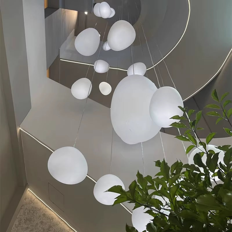 Modern Home Decor Led Lights Pendant Light Lamps Forstaircase Chandeliers for Living Room Hanging Light Indoor Lighting