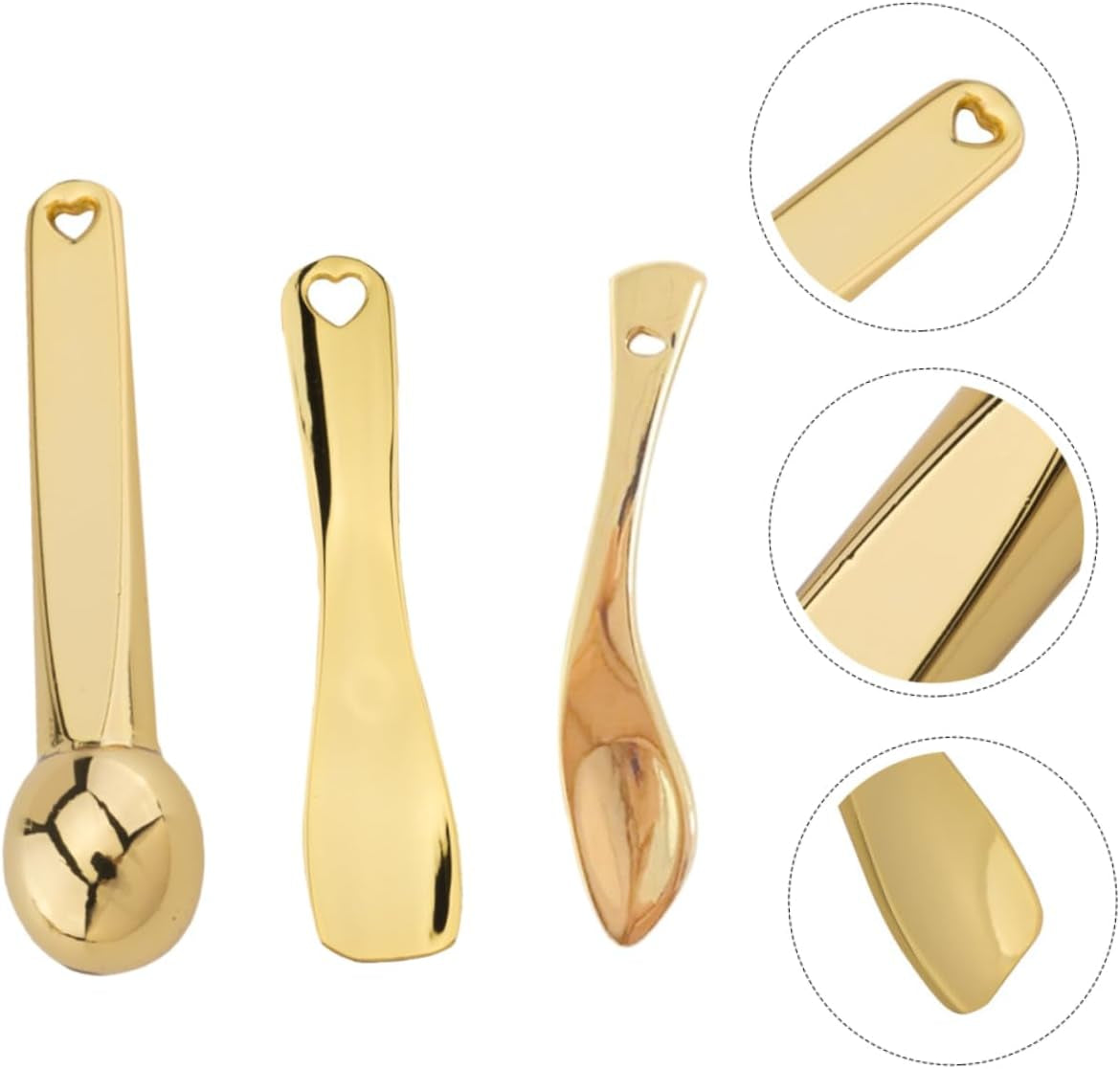 3Pcs Eye Stick Zinc Alloy Eye Massager Stick Skin Care Massage Tool for Face