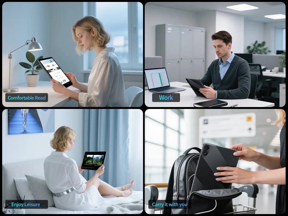 [Spring Glow Up]Pritom 10” New Tablet with Android 15: 5G Wifi, 12GB(3+9) RAM, 32GB+1TB Rom,6000Mah Battery – Perfect for Work and Play, Upgrade Your Tech, Long-Lasting Power, Versatile Device