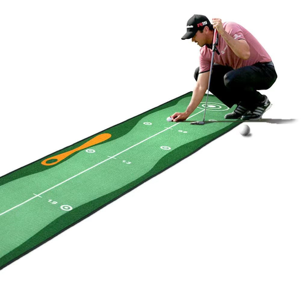 Golf Putting Carpet 50X300Cm Golf Mat Lightweight Golf Training Pads Portable Putter Practice Indoor Outdoor Golf Sports