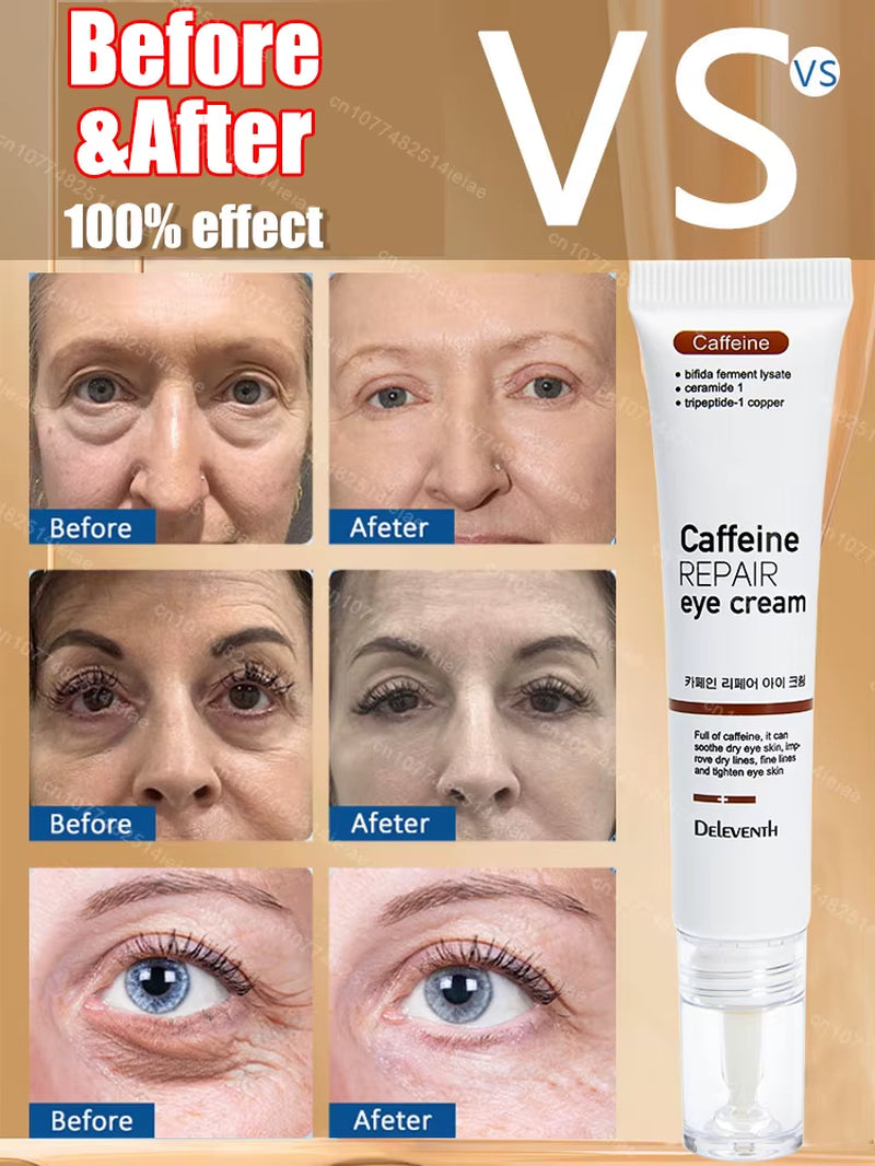 Instantly Removes under Eye Bags, Reduces Fine Wrinkles, Improves Skin Elasticity, Eliminates Dark Circles, Brightens the Eye Ar